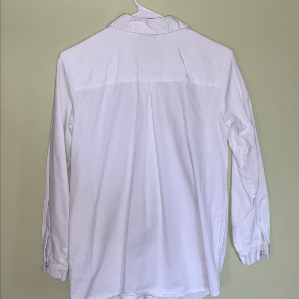Joan Rivers White Button Up XS - Picture 3 of 3